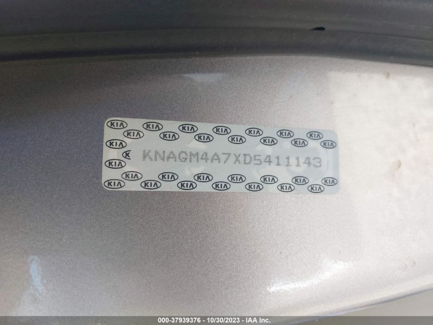 2013 KIA OPTIMA LX - KNAGM4A7XD5411143