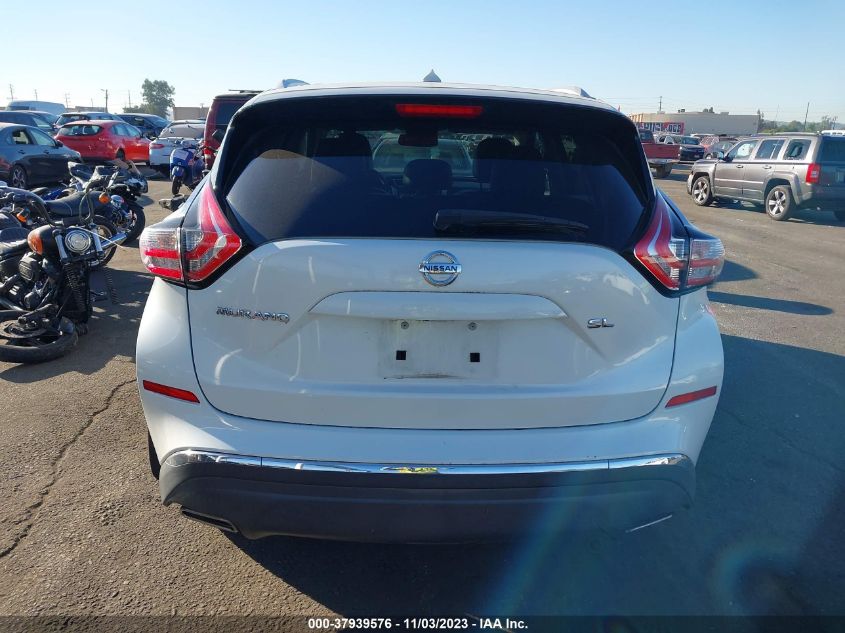 2015 NISSAN MURANO SL - 5N1AZ2MG0FN262072