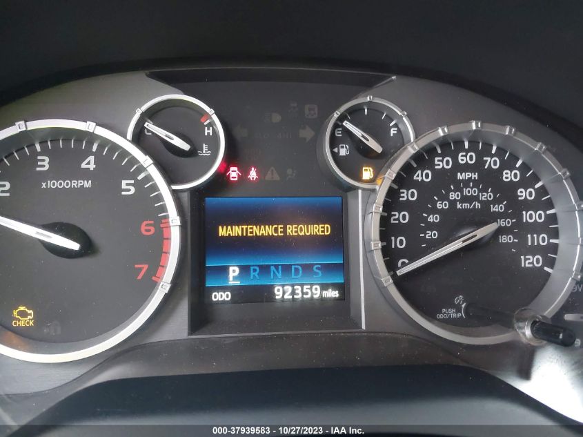 2014 TOYOTA TUNDRA 4WD TRUCK SR5 - 5TFUW5F11EX389291