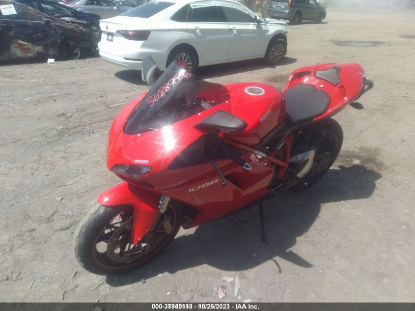 2008 DUCATI 1098 S ZDM1XBEWX8B0122GS