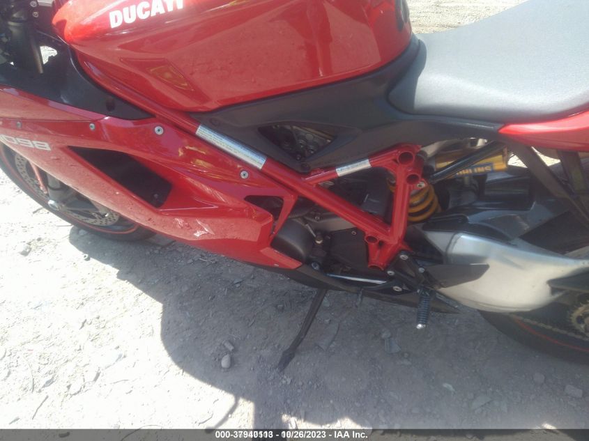 2008 DUCATI 1098 S ZDM1XBEWX8B0122GS