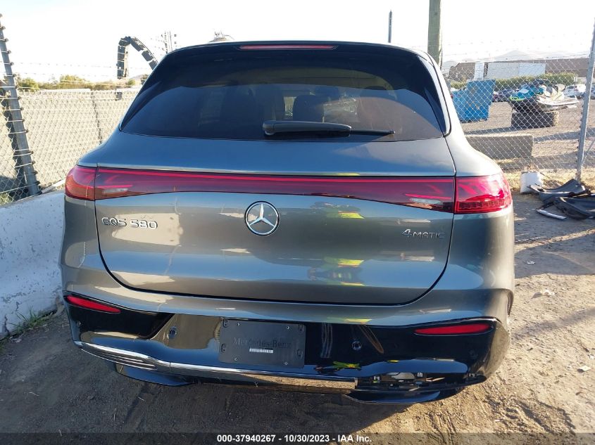 2023 MERCEDES-BENZ EQS 580 SUV - 4JGDM4EB8PA002716