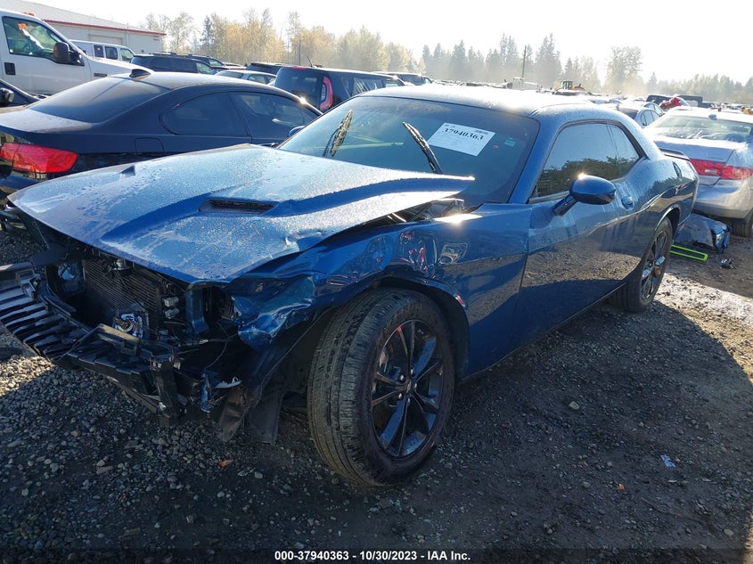 VIN 2C3CDZGG5NH160844 2022 DODGE CHALLENGER SXT