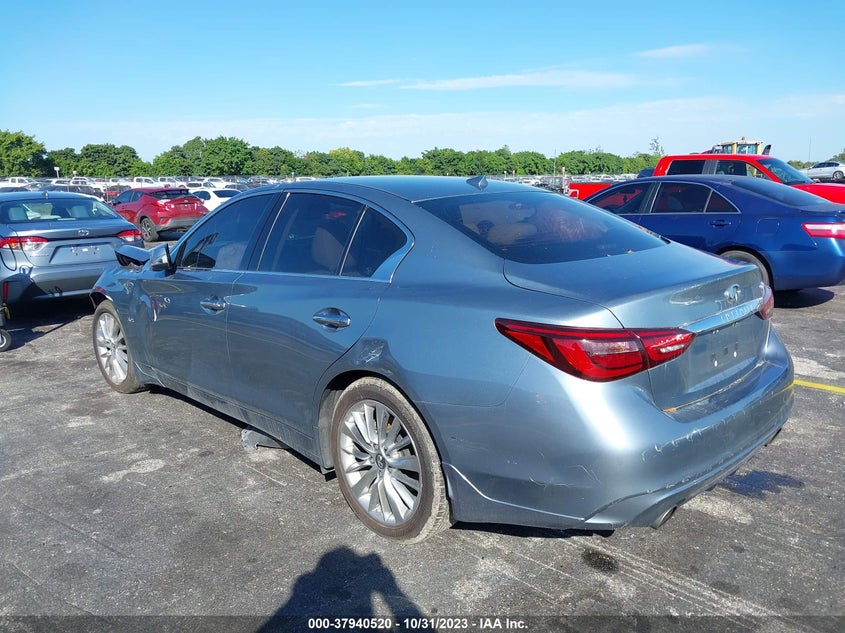 VIN JN1EV7AP3LM205033 2020 INFINITI Q50 3.0T LUXE