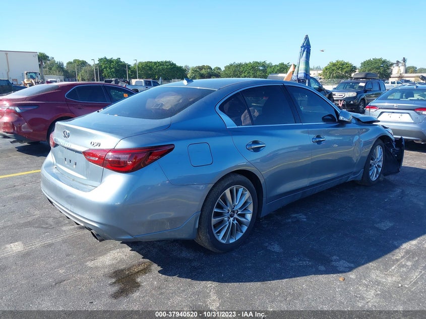VIN JN1EV7AP3LM205033 2020 INFINITI Q50 3.0T LUXE