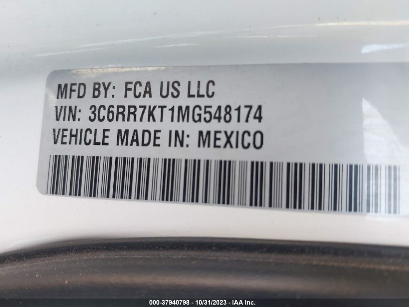 2021 RAM 1500 CLASSIC TRADESMAN - 3C6RR7KT1MG548174