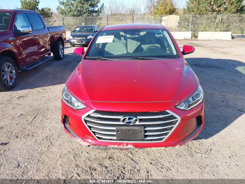 2017 HYUNDAI ELANTRA SE - KMHD74LF2HU193885