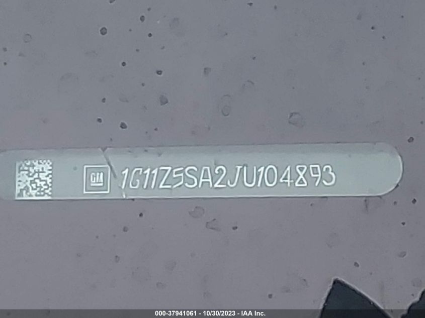 2018 CHEVROLET IMPALA LS - 1G11Z5SA2JU104893