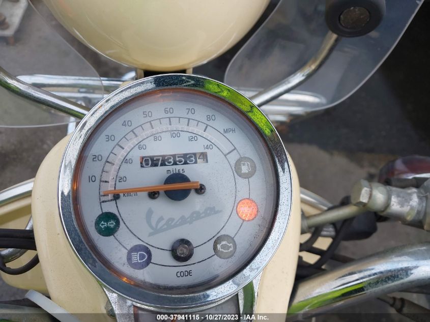 2013 VESPA LX 150IE ZAPM688F5D5201391