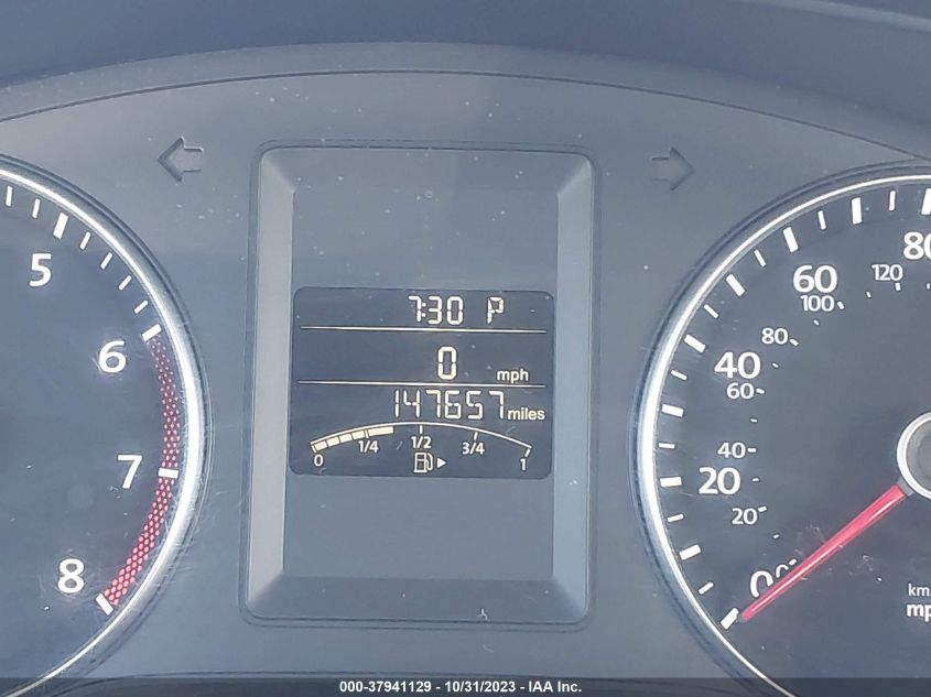 2014 VOLKSWAGEN JETTA SEDAN SE 3VWD07AJ4EM222155