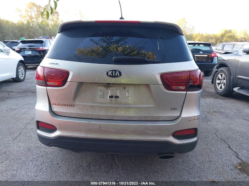 2019 KIA SORENTO LX V6 - 5XYPG4A54KG567787