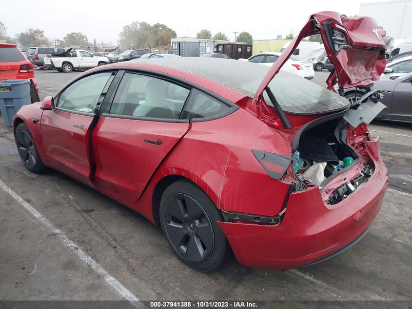 VIN 5YJ3E1EB4NF103753 2022 TESLA MODEL 3 LONG RANGE