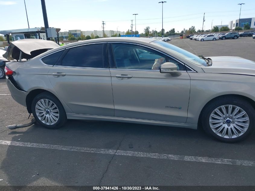 2015 FORD FUSION SE HYBRID - 3FA6P0LU4FR161079