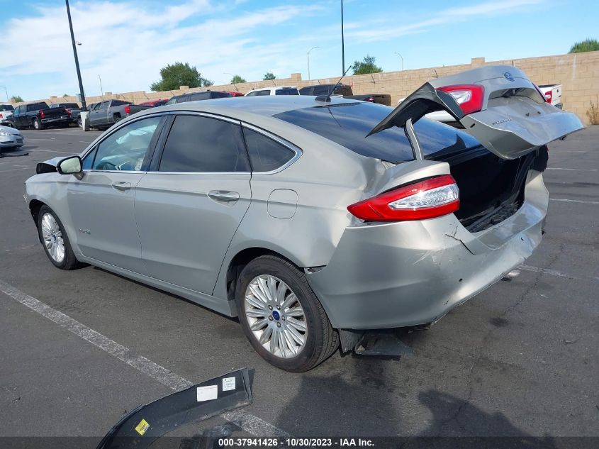 2015 FORD FUSION SE HYBRID - 3FA6P0LU4FR161079