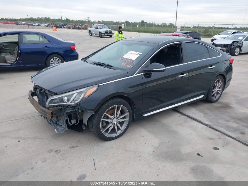 2015 HYUNDAI SONATA 2.0T SPORT - 5NPE34AB3FH084377