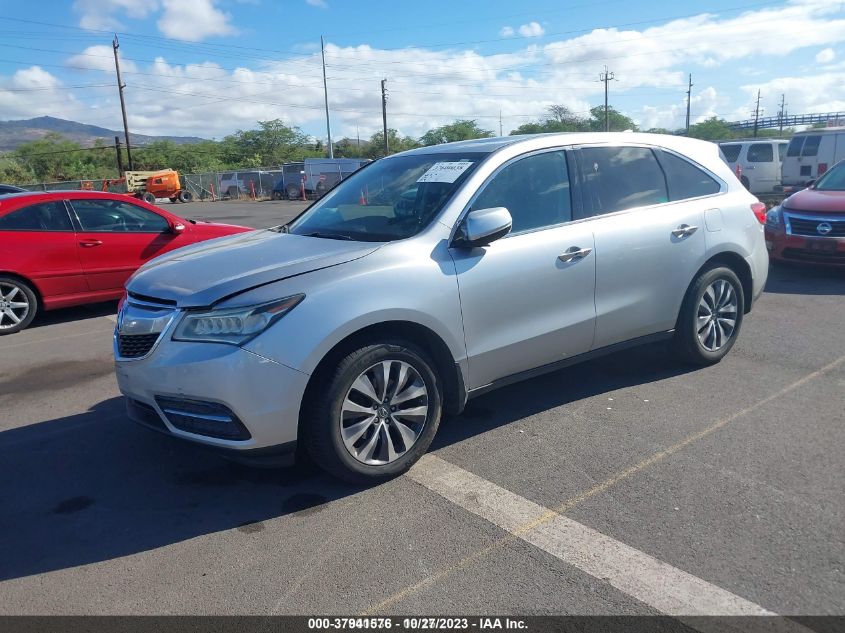 2015 ACURA MDX TECH PKG - 5FRYD3H44FB010393