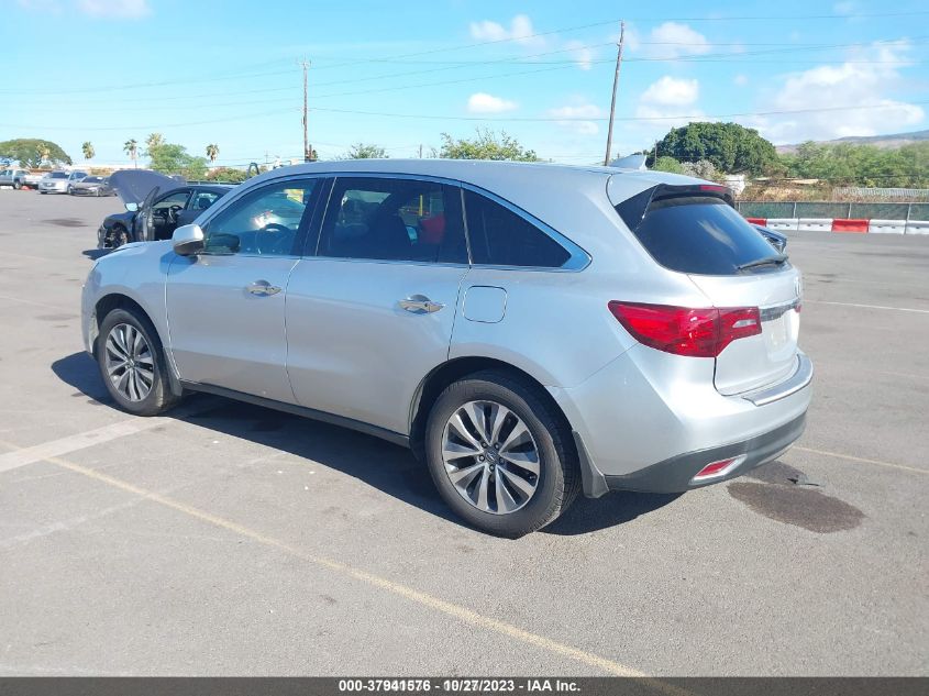 2015 ACURA MDX TECH PKG - 5FRYD3H44FB010393
