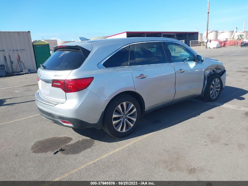 2015 ACURA MDX TECH PKG - 5FRYD3H44FB010393