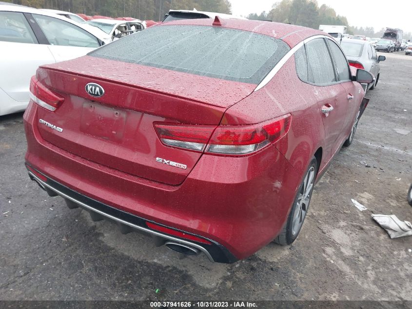 2016 KIA OPTIMA SX TURBO - 5XXGW4L22GG012922