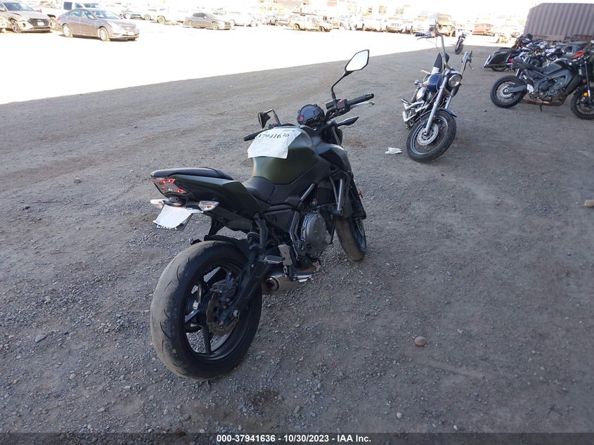 VIN JKAEREG17JDA02309 2018 KAWASAKI ER650 G