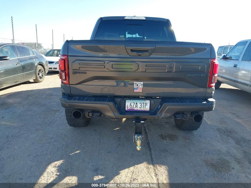 2018 FORD F-150 RAPTOR - 1FTFW1RG4JFA69206