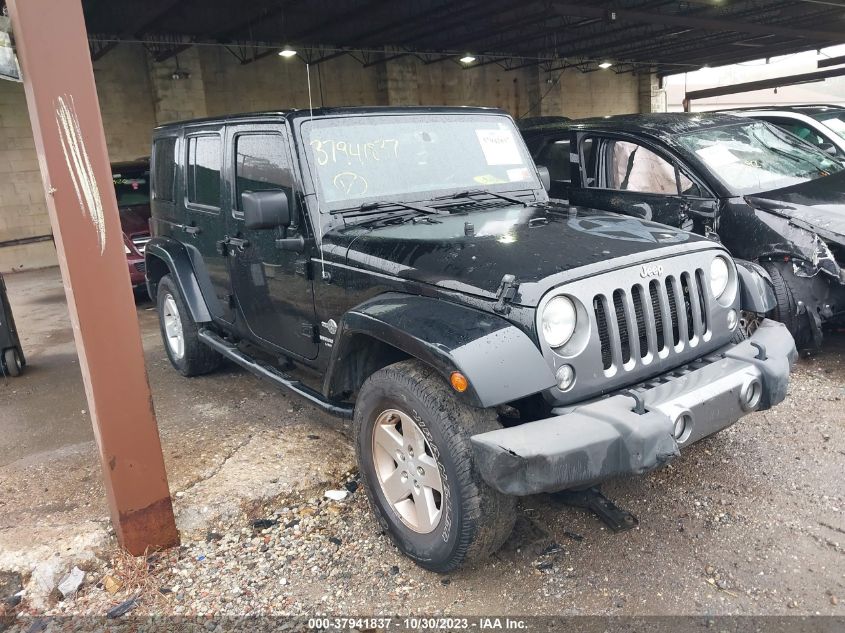 2014 JEEP WRANGLER UNLIMITED SPORT - 1C4BJWDGXEL181937