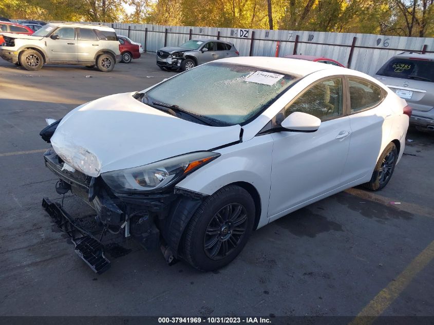 2016 HYUNDAI ELANTRA SE/SPORT/LIMITED - 5NPDH4AE6GH674369