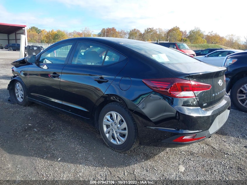 VIN KMHD74LF9KU839205 2019 HYUNDAI ELANTRA SE