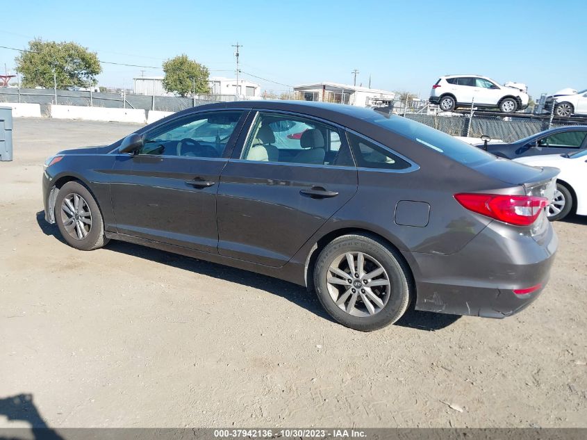 2016 HYUNDAI SONATA 2.4L - 5NPE24AF8GH417681