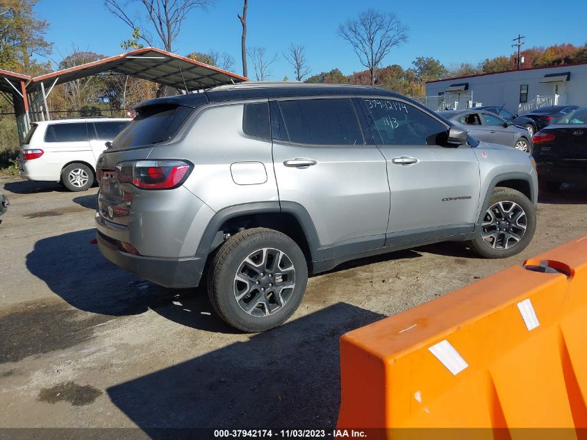 VIN 3C4NJDDB9KT629039 2019 JEEP COMPASS TRAILHAWK