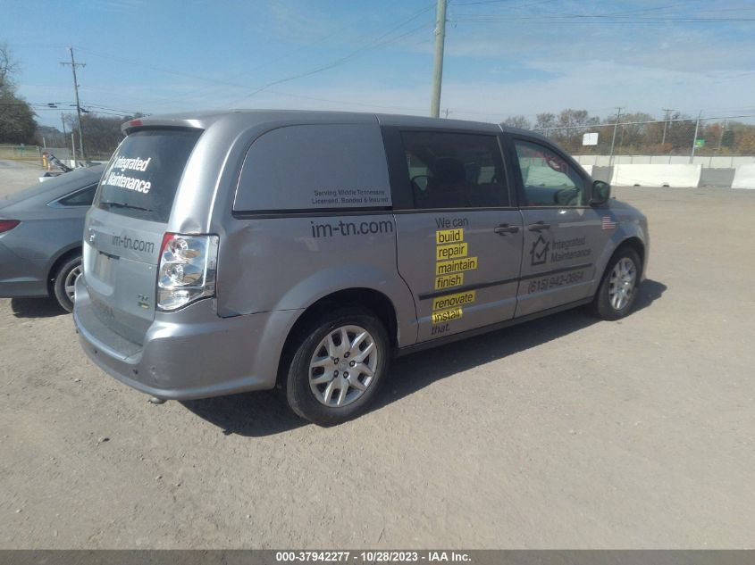 2014 RAM CARGO VAN TRADESMAN 2C4JRGAG5ER393599