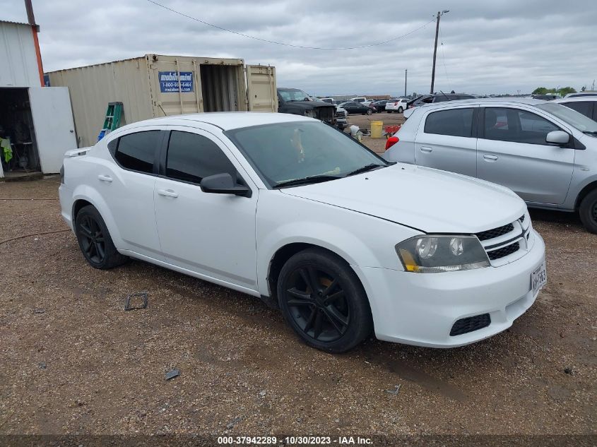 2014 DODGE AVENGER SE - 1C3CDZAG3EN174175