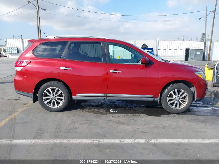 2013 NISSAN PATHFINDER SL - 5N1AR2MN1DC651309