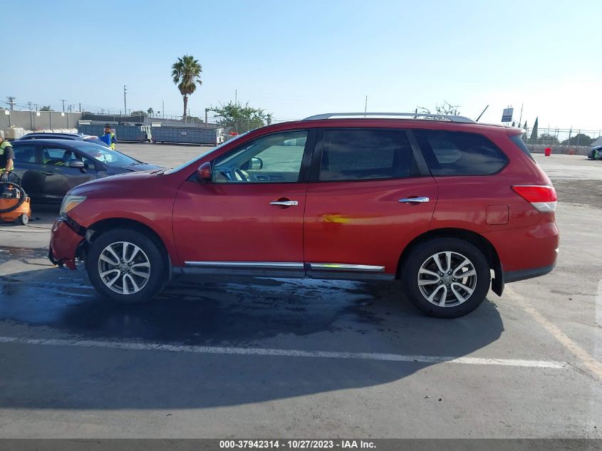 2013 NISSAN PATHFINDER SL - 5N1AR2MN1DC651309