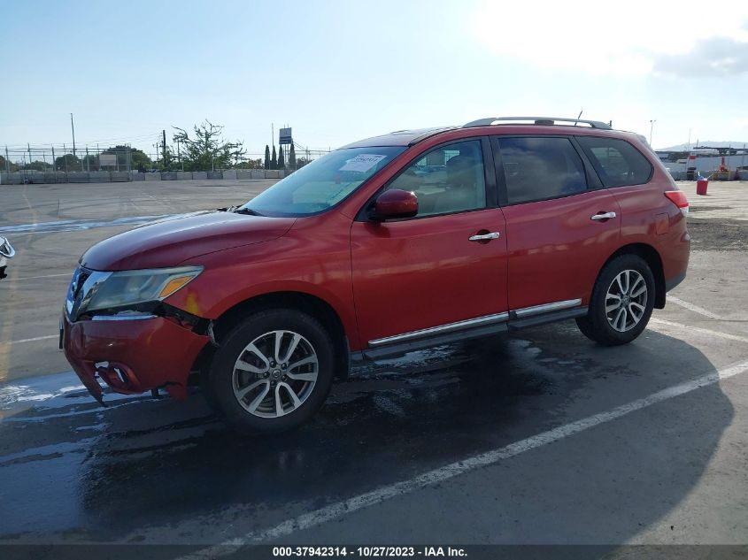2013 NISSAN PATHFINDER SL - 5N1AR2MN1DC651309