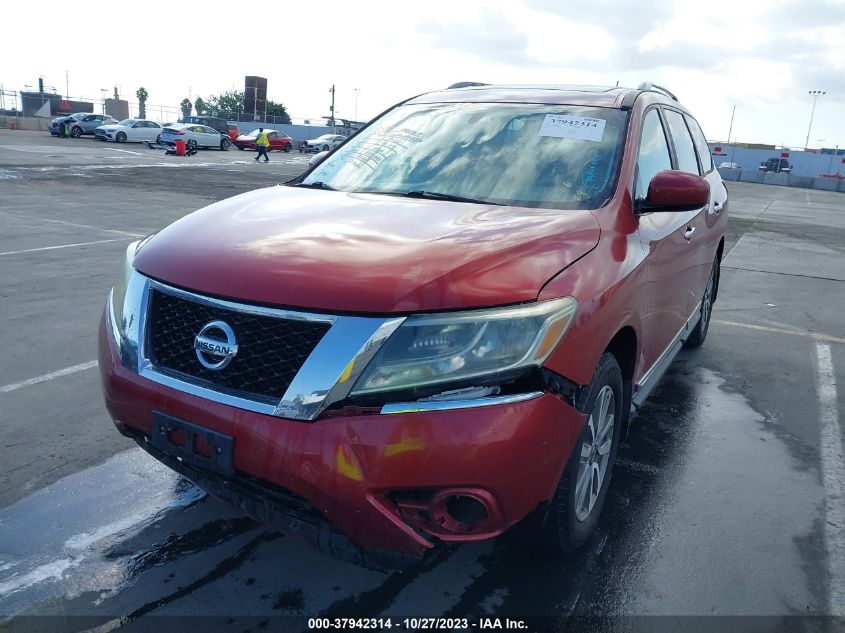 2013 NISSAN PATHFINDER SL - 5N1AR2MN1DC651309