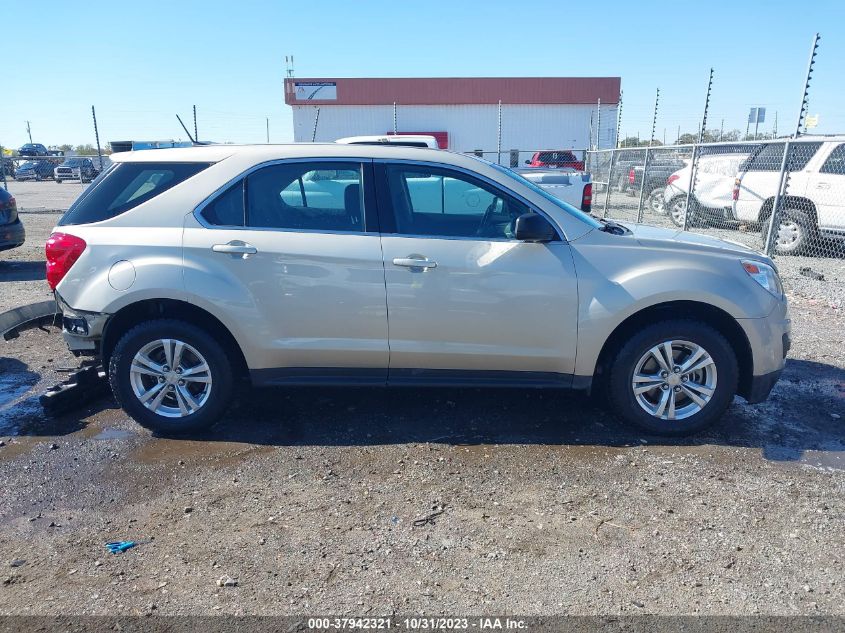 2013 CHEVROLET EQUINOX LS - 2GNALBEK1D1187817