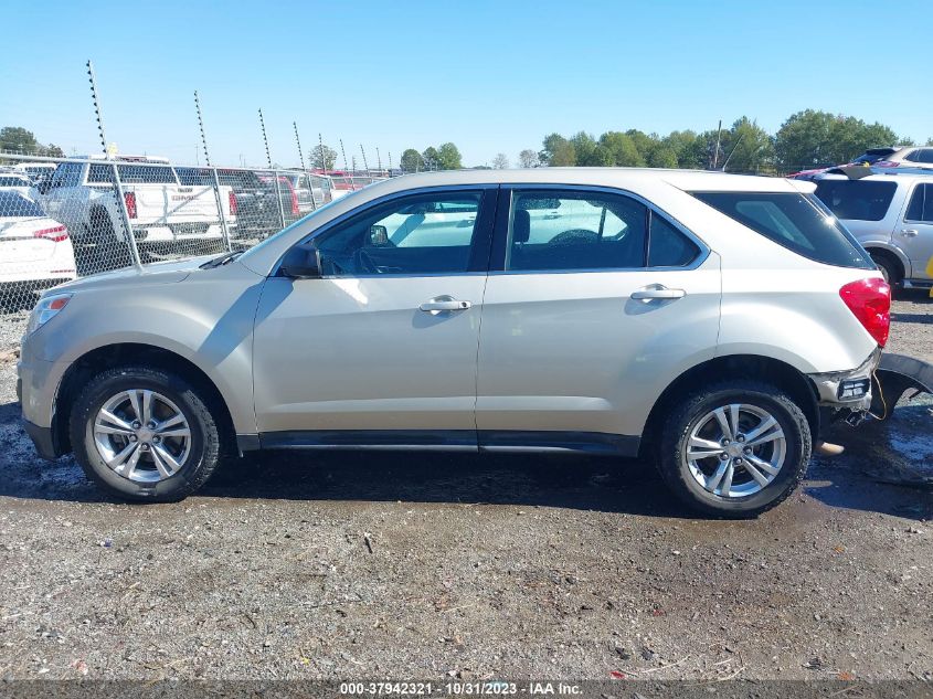 2013 CHEVROLET EQUINOX LS - 2GNALBEK1D1187817
