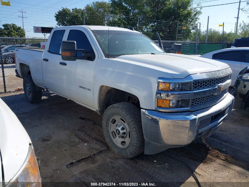 2GC2KREG1K1180464 CHEVROLET SILVERADO 2500HD WORK TRUCK 2019