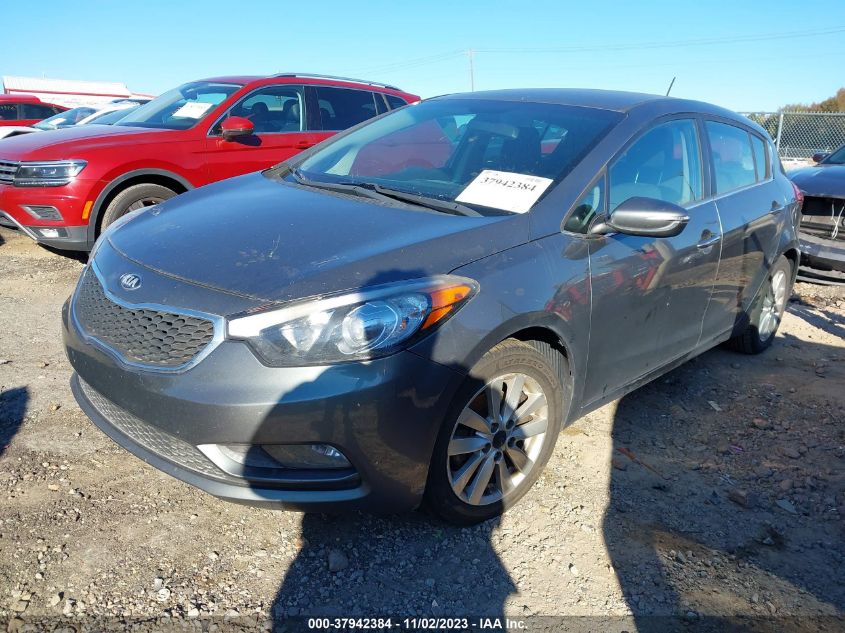2014 KIA FORTE 5-DOOR EX - KNAFX5A83E5246328
