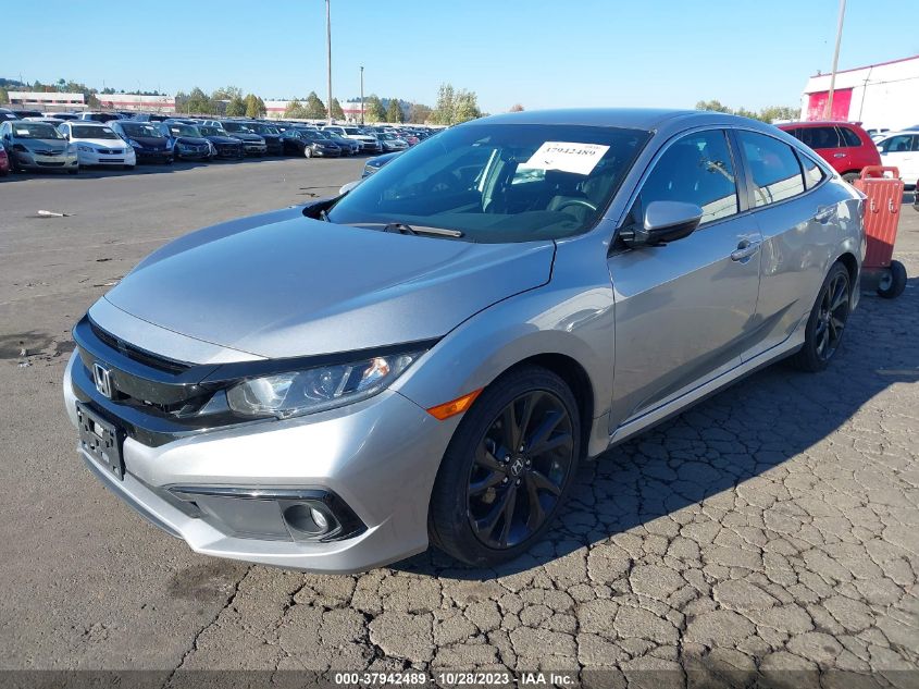 VIN 19XFC2F89ME202388 2021 HONDA CIVIC SEDAN SPORT