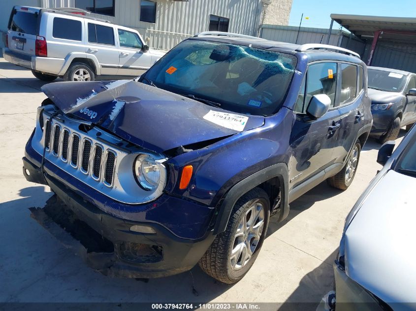2018 JEEP RENEGADE LIMITED - ZACCJBDB9JPJ10412