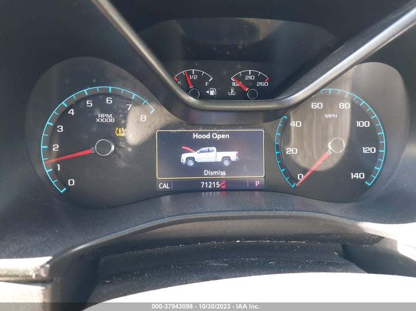 VIN 1GCGSCEA8K1116829 2019 CHEVROLET COLORADO LT
