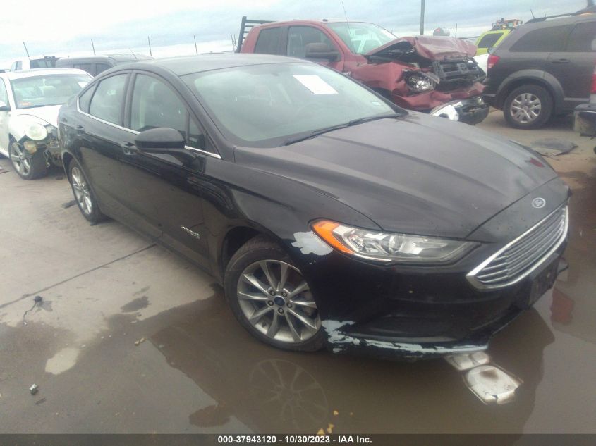 Lot #2525412825 2017 FORD FUSION HYBRID SE salvage car