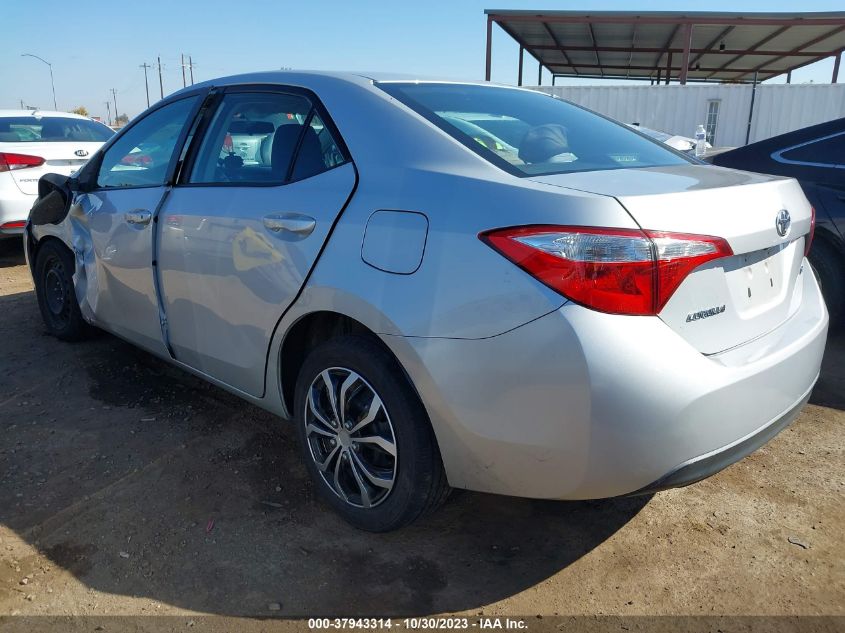2014 TOYOTA COROLLA L/LE/LE PLS/PRM/S/S PLS - 2T1BURHE9EC041984