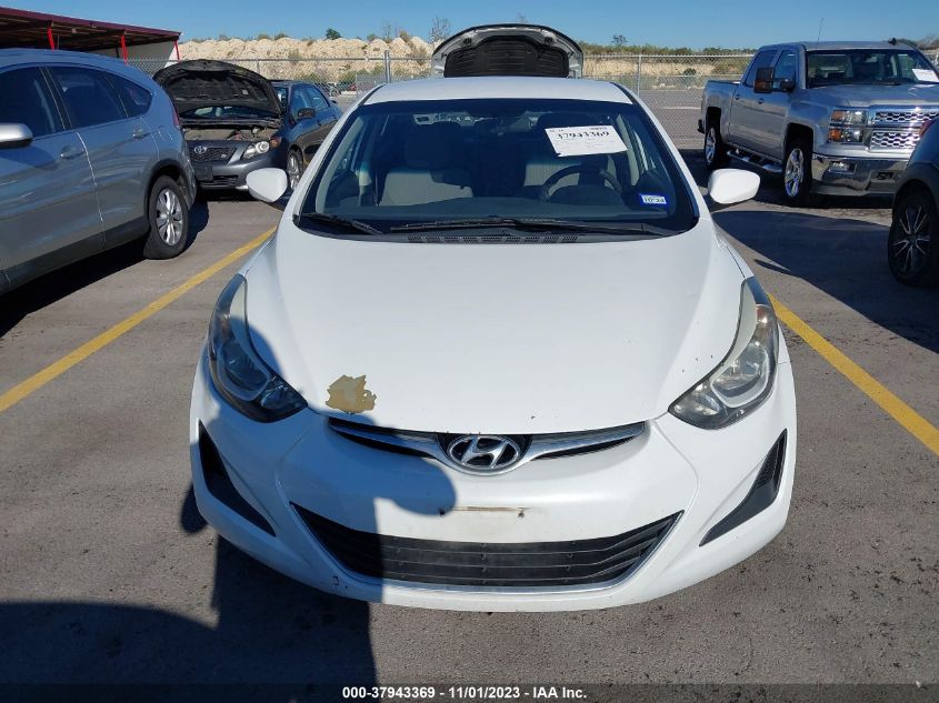 2016 HYUNDAI ELANTRA SE - 5NPDH4AEXGH726523