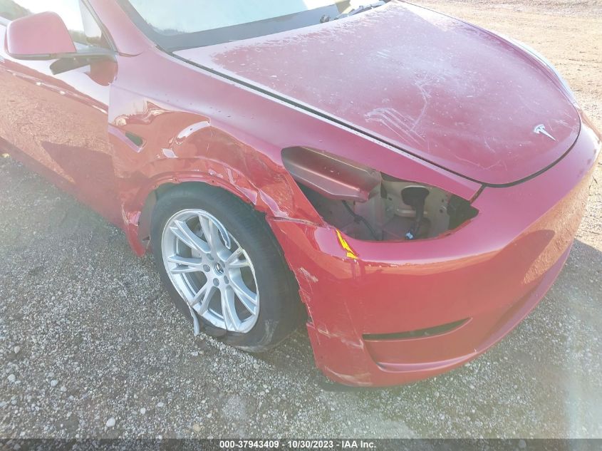 VIN 7SAYGDEE2PF897458 2023 TESLA MODEL Y