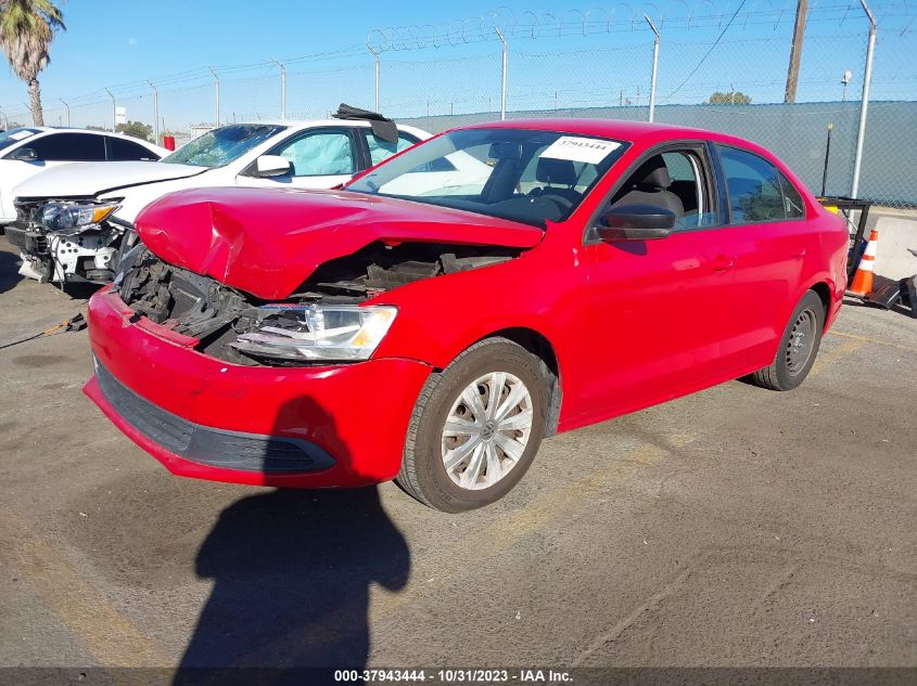 2013 VOLKSWAGEN JETTA SEDAN S - 3VW2K7AJ0DM436723