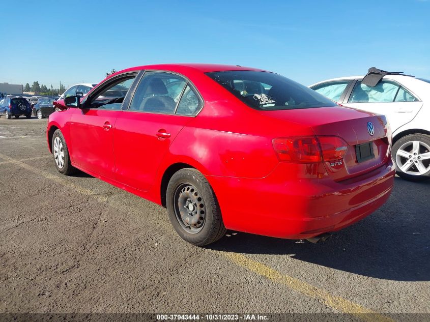 2013 VOLKSWAGEN JETTA SEDAN S - 3VW2K7AJ0DM436723