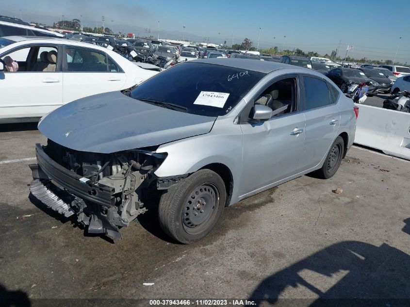 2019 NISSAN SENTRA S - 3N1AB7AP6KY376409